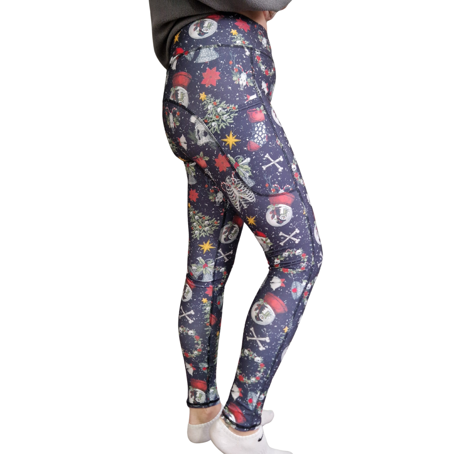 SCULPT Yoga Full Length Leggings - Dark Christmas