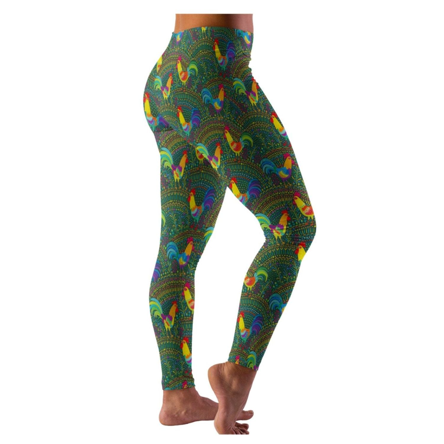 24/7 Leggings - Tail Feathers – Funky Fit Clothing