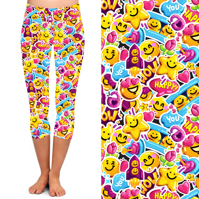 Funky Fit 24/7 Capri Leggings – Funky Town