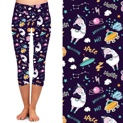 Funky Fit 24/7 Capri Leggings – Llama Dreams