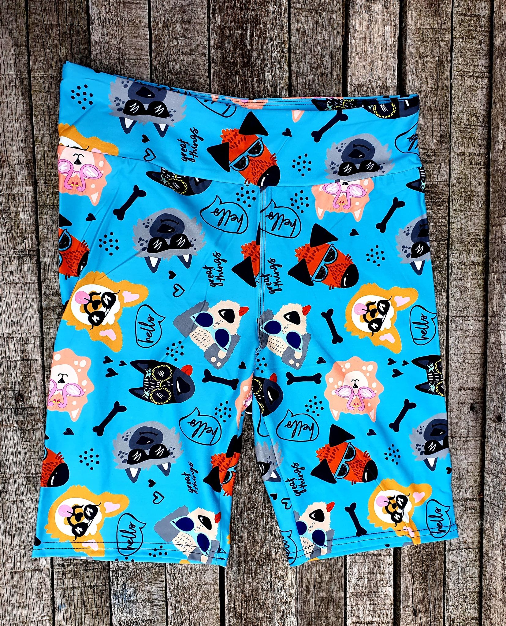 Funky Fit 24/7 Biker Shorts - Dozens of Dogs