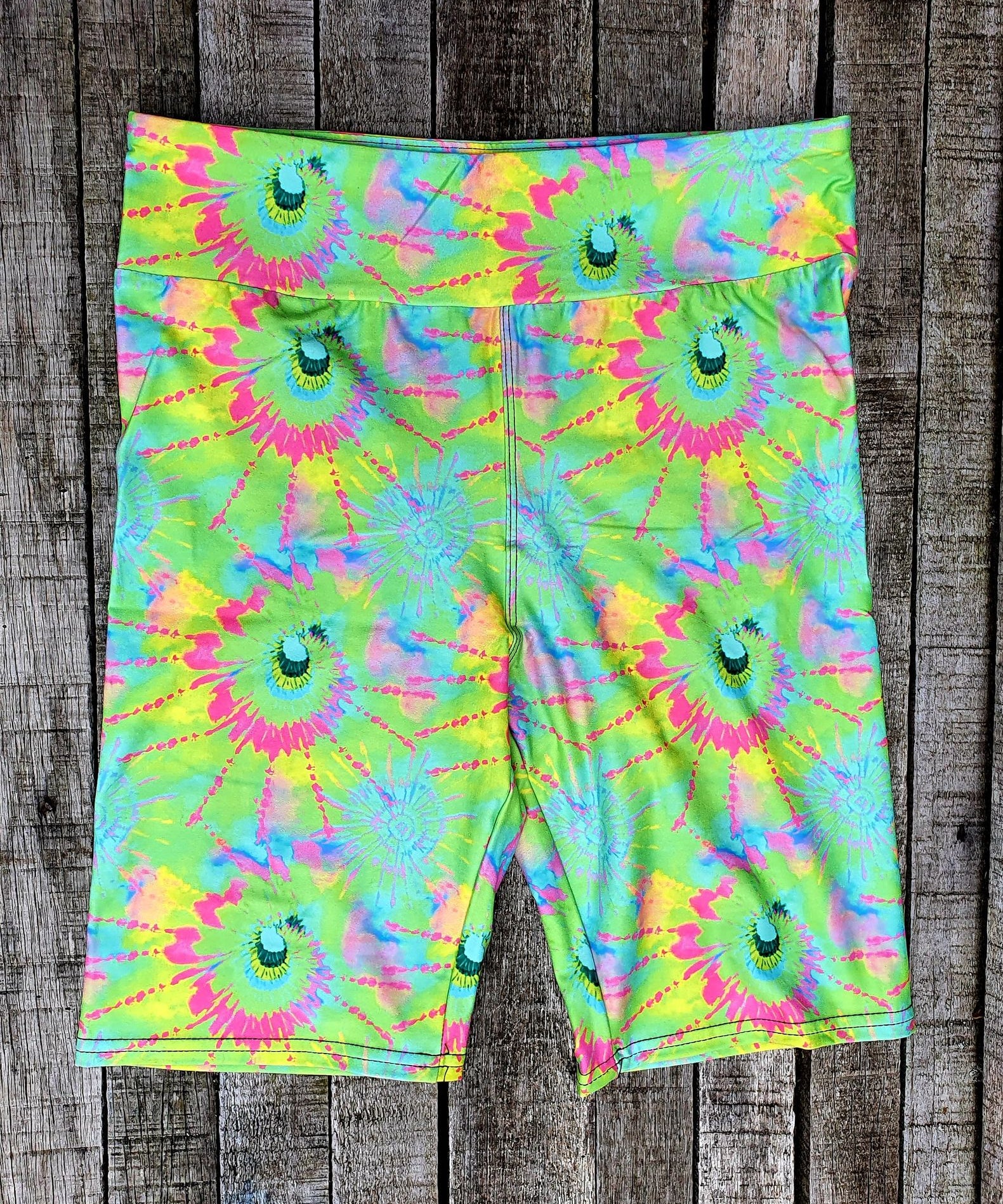 Funky Fit 24/7 Biker Shorts - Hippy-Dye