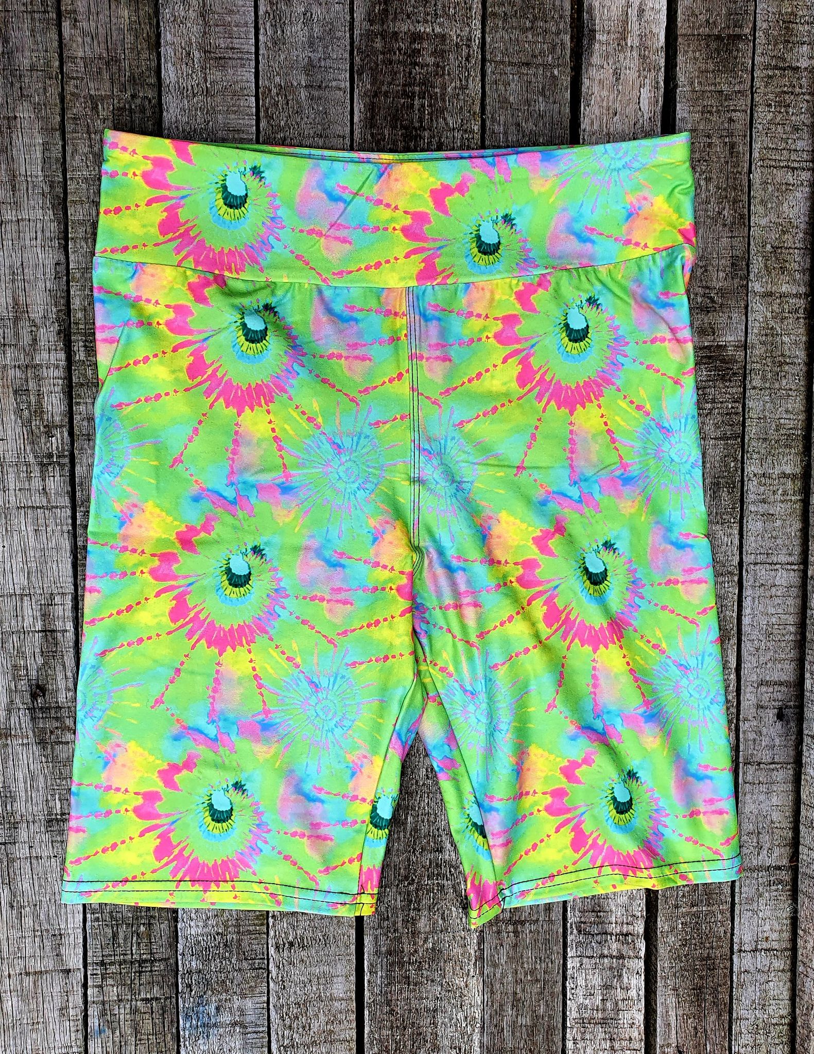 Funky Fit 24/7 Biker Shorts - Hippy-Dye