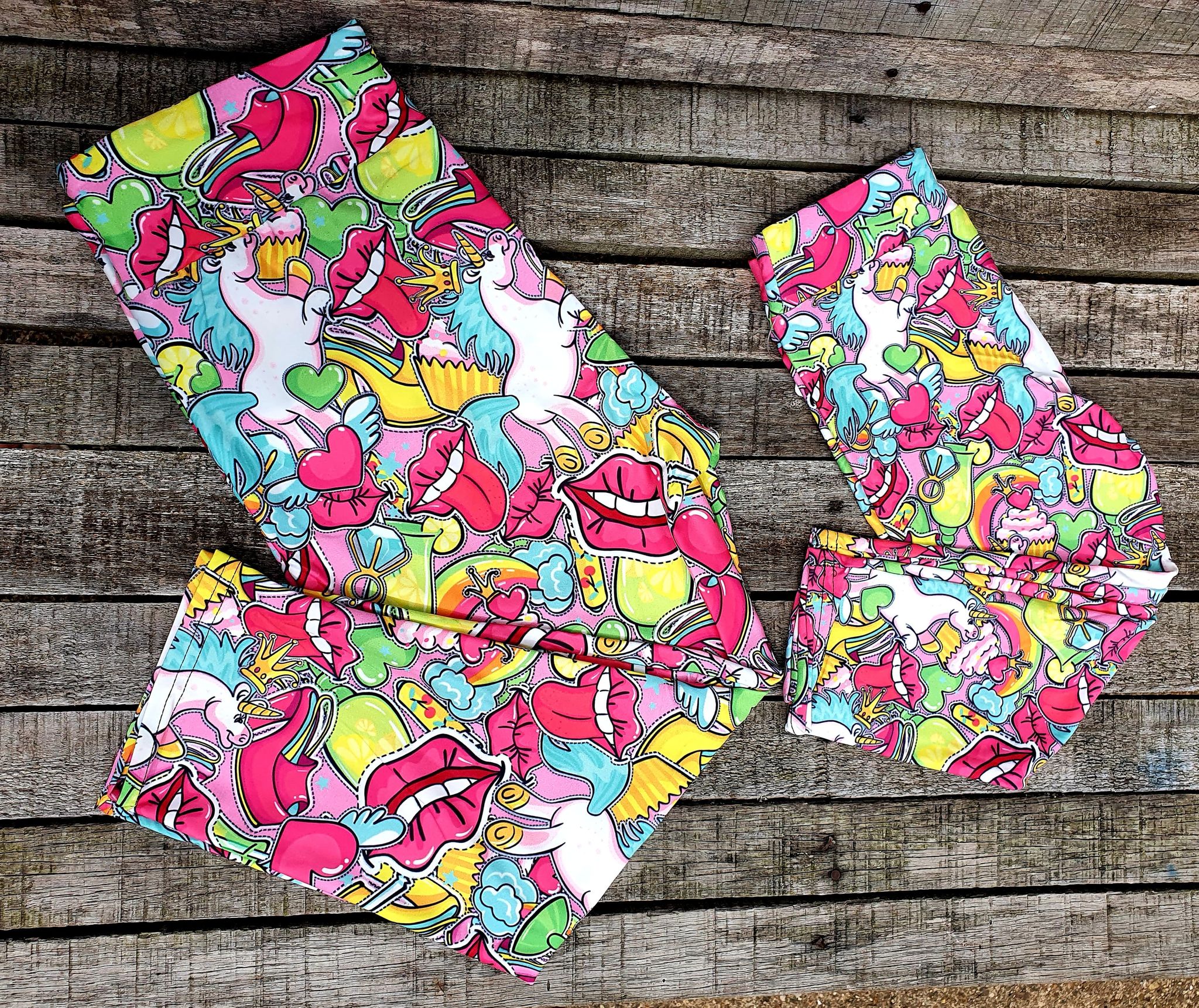Funky Fit 24/7 Capri Leggings – Vibrant Pop