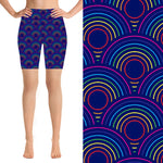 Funky Fit 24/7 Biker Shorts - Over the Rainbow