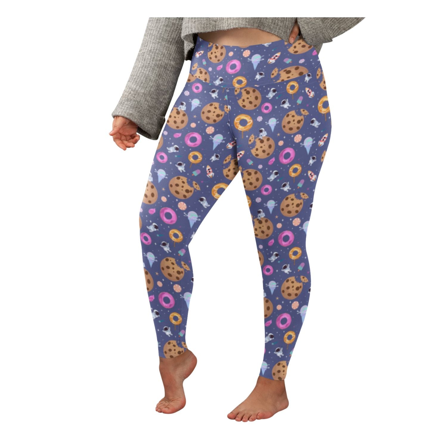 Funky Fit 24/7 Leggings - Cookies in Space