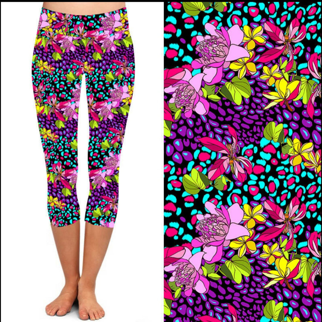 Funky Fit 24/7 Capri Leggings – Blooming Spots