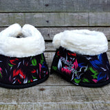 Colourful Crocuses Over Reach Boots (2pc)