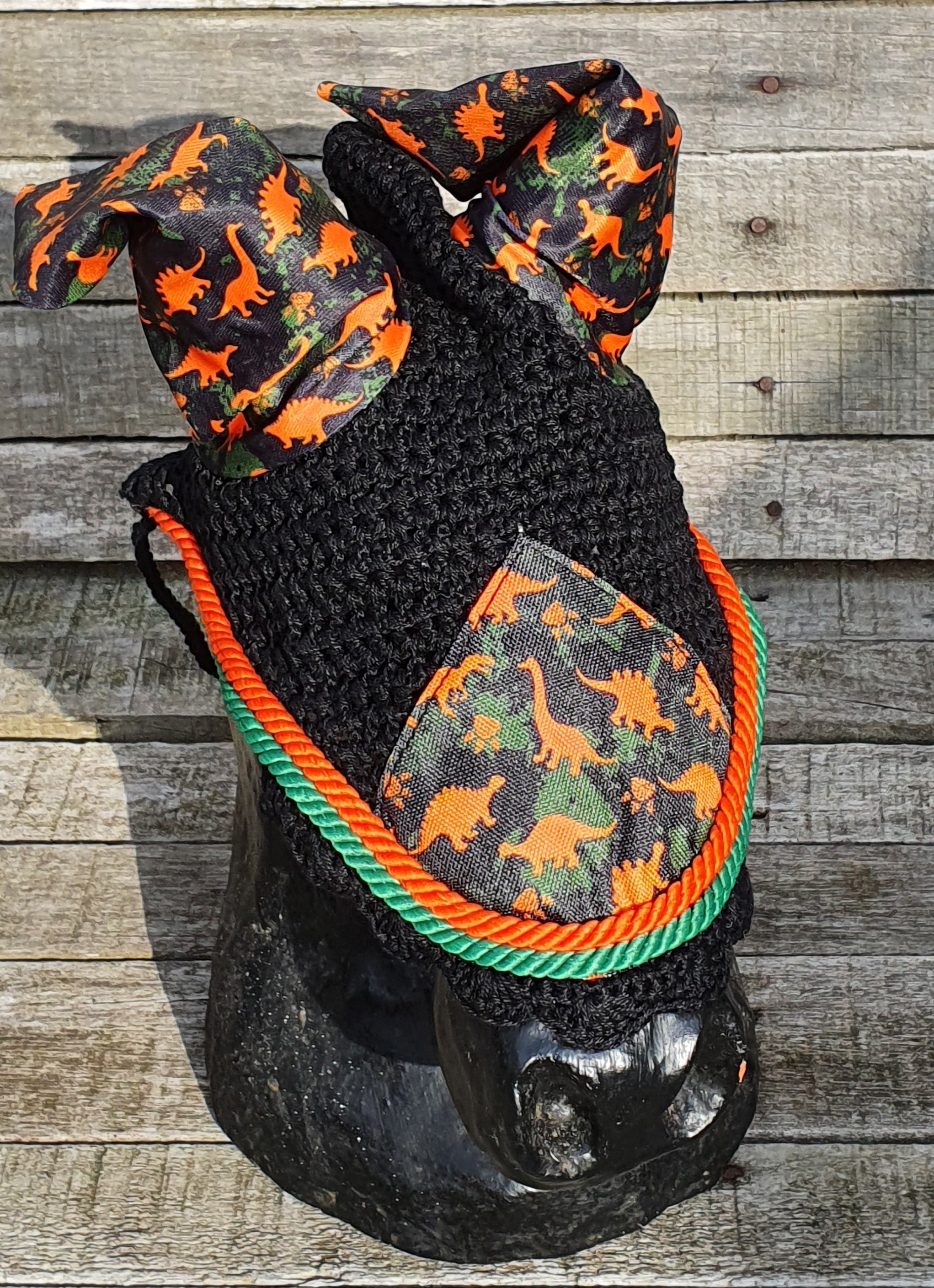 3pcs Offer - Close Contact Pad, Fly Veil & Brushing Boots - Camo Dino