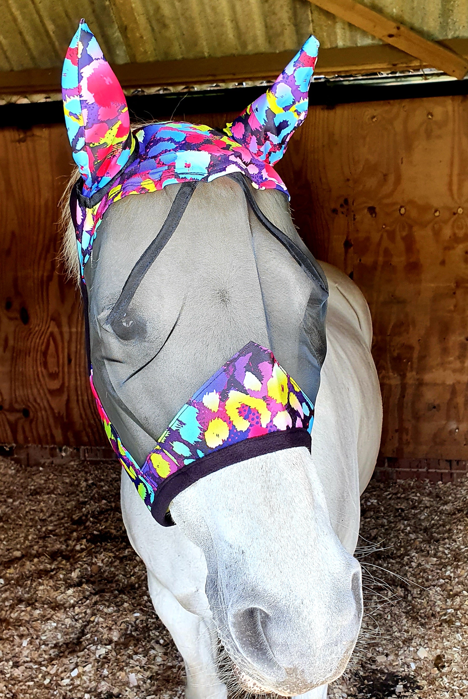 Sherbet Leopard Fly Masks