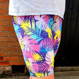 Funky Fit 24/7 Biker Shorts - Hawaiian Tropics