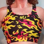 Funky Fit HI Sports Bra - Hot Stuff