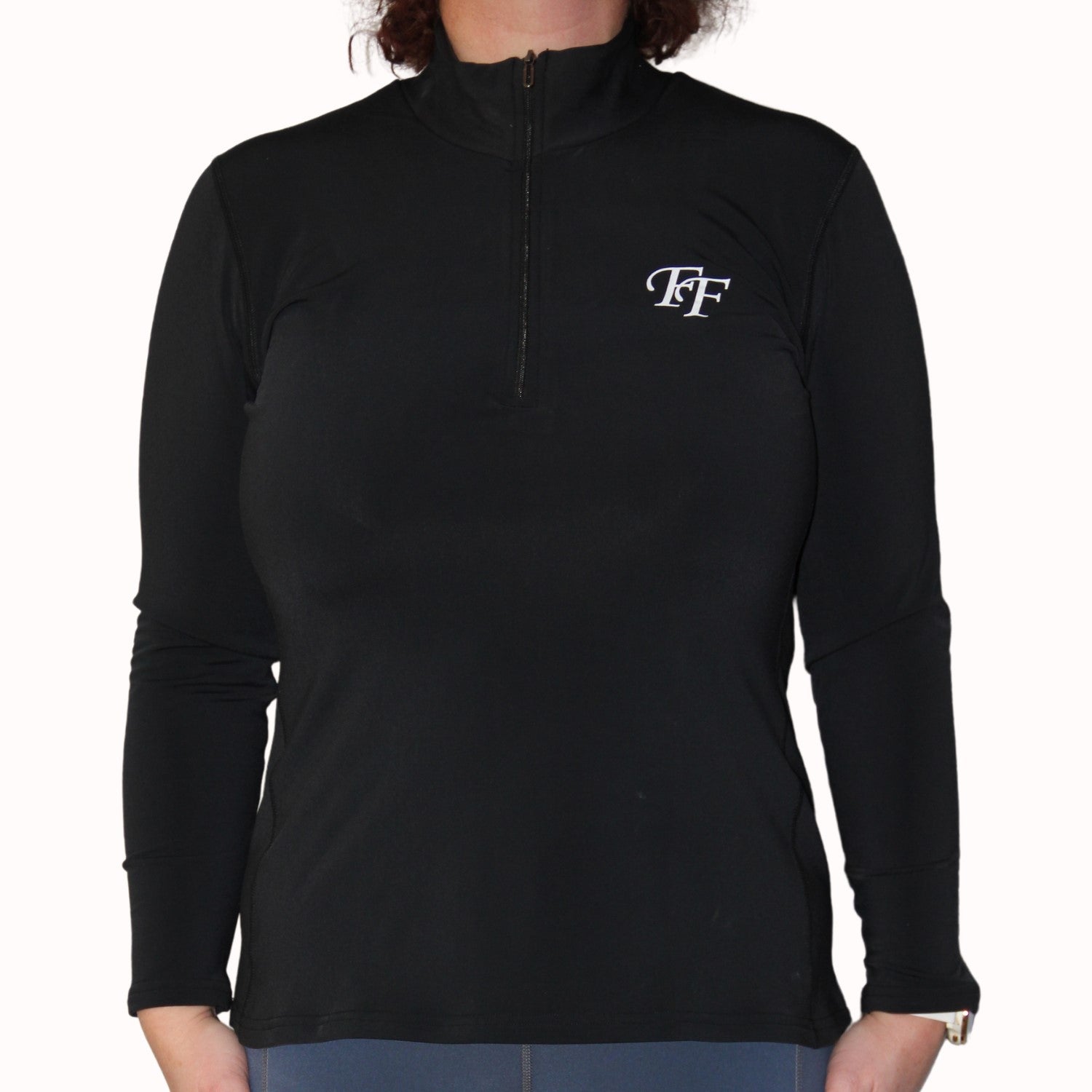 Funky Fit Equestrian Winter Lined Baselayer - Black