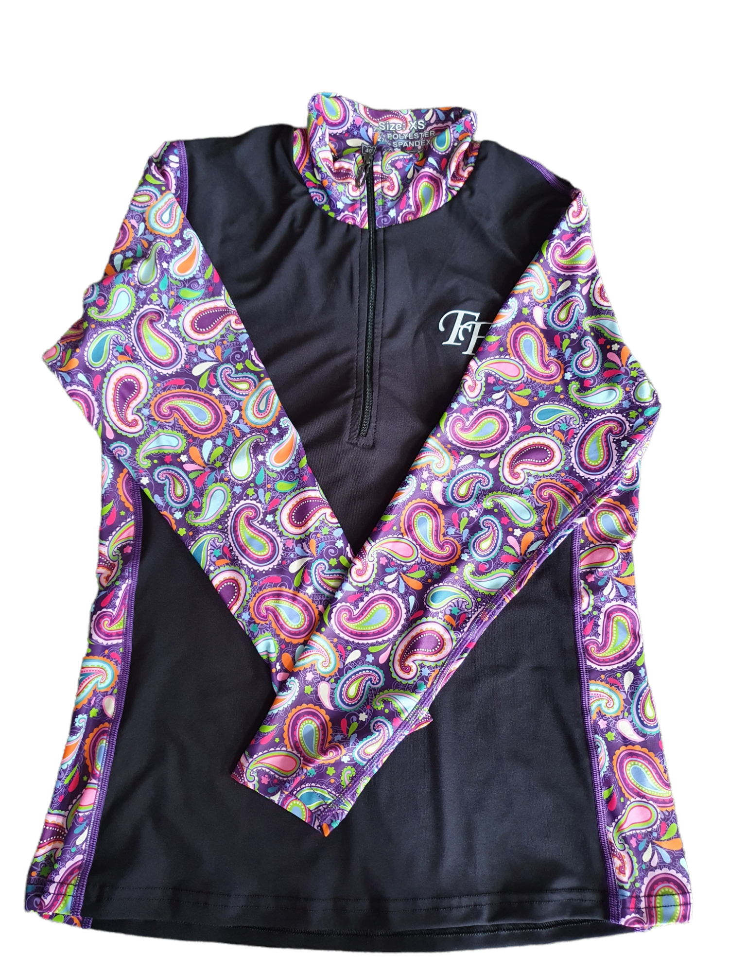 Funky Fit Equestrian - Paisley Passion Baselayer