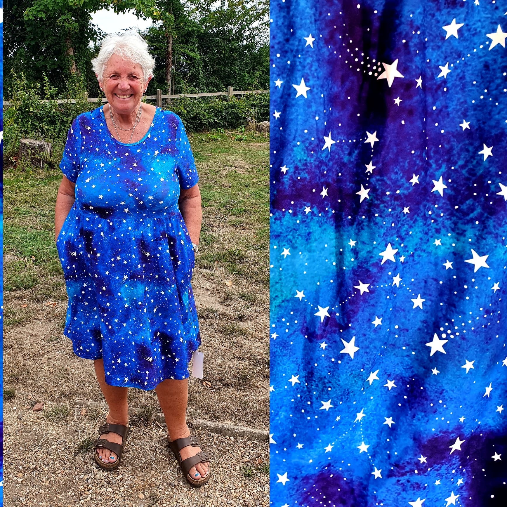 Funky Fit Vintage Skater Dress Wish Upon A Star