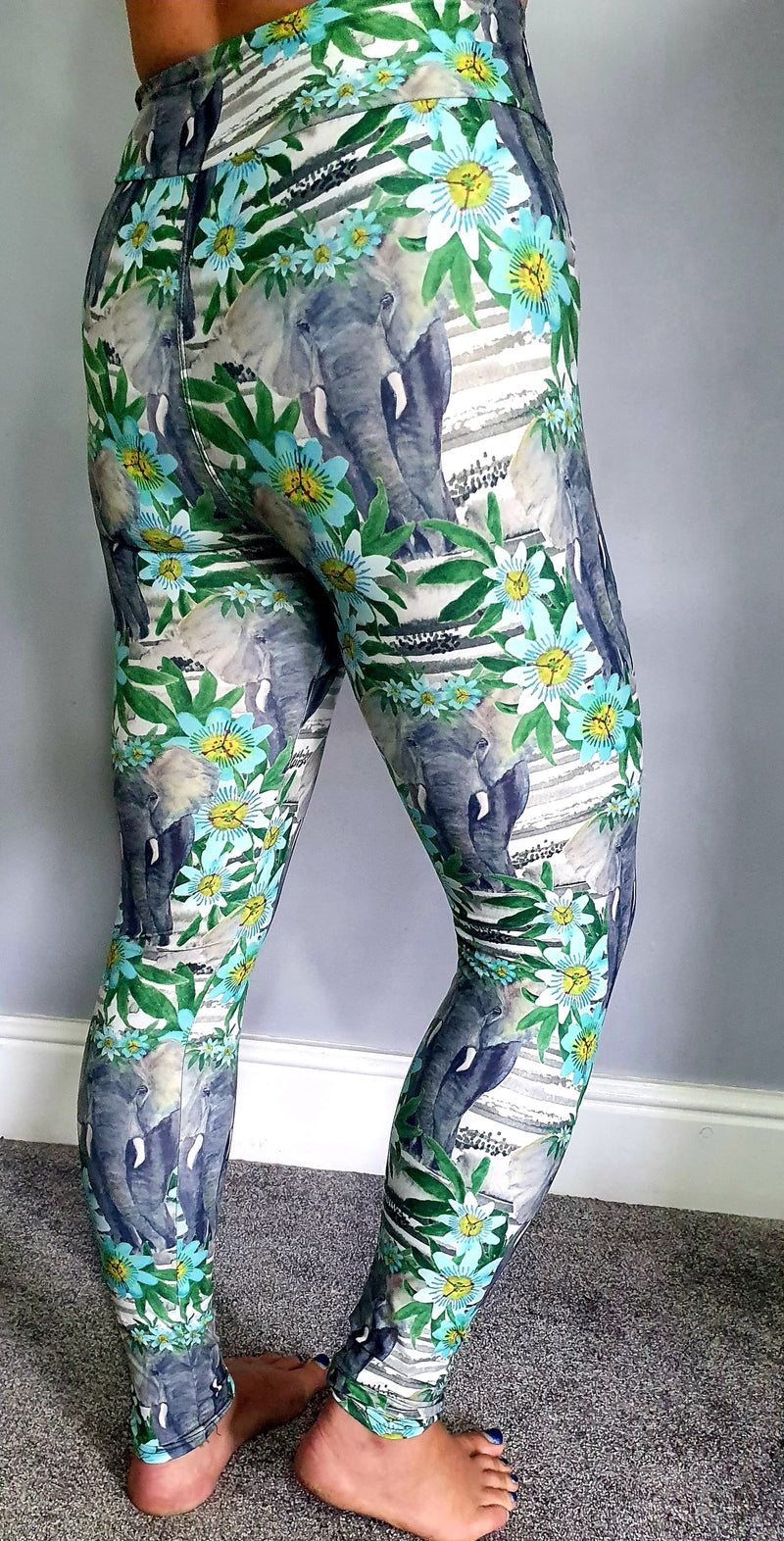 Funky Fit 24/7 Leggings – Elephant Bloom