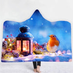 Funky Fit Snuggly Blanket - Christmas Robin
