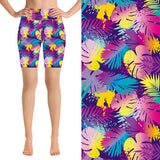 Funky Fit 24/7 Biker Shorts - Hawaiian Tropics