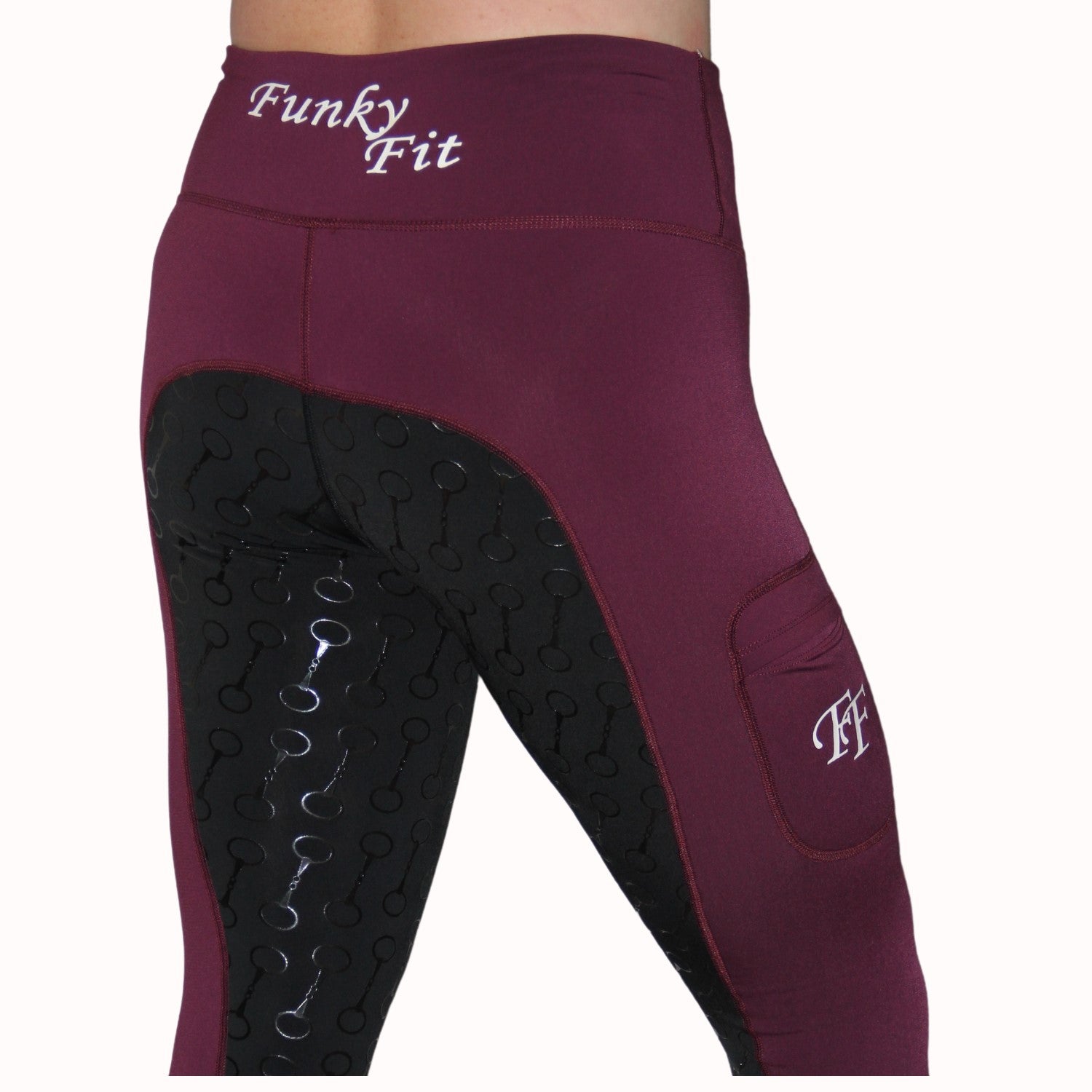 Funky Fit All Season Jodhpur's Plum