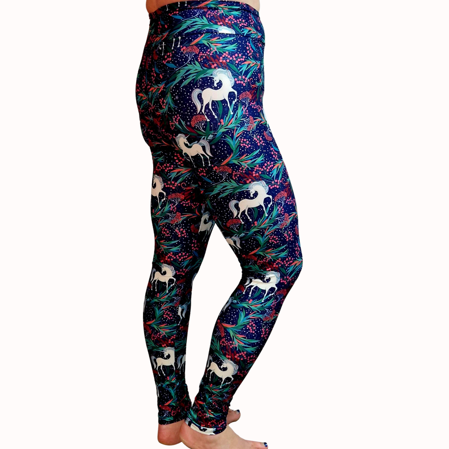 Funky Fit Yoga Leggings - Unicorn Noel