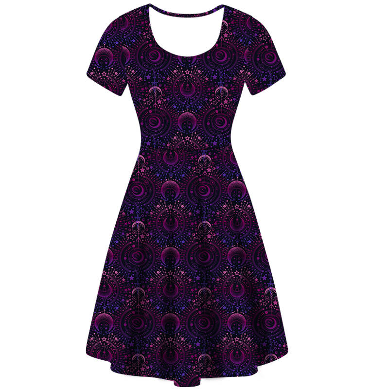 Funky Fit Vintage Skater Dress Wicca MagicK