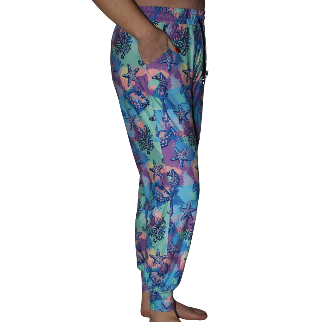Funky Fit Lounge Joggers - Under the Sea