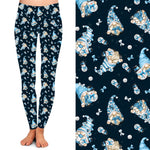 Funky Fit Yoga Leggings - Gnome for Christmas