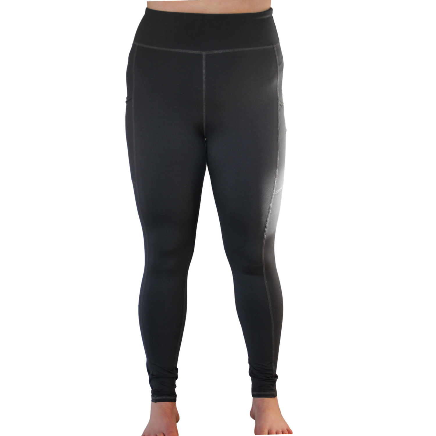 Funky Fit SCULPT Yoga Leggings- Charcoal Grey