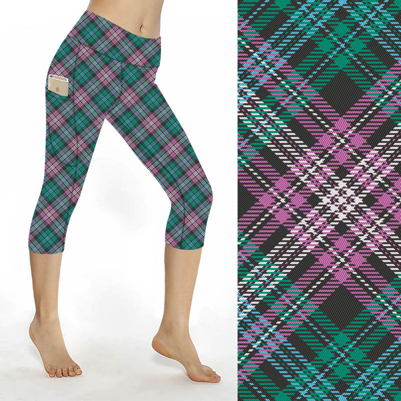 Funky Fit SCULPT Yoga Capri Leggings – Highland