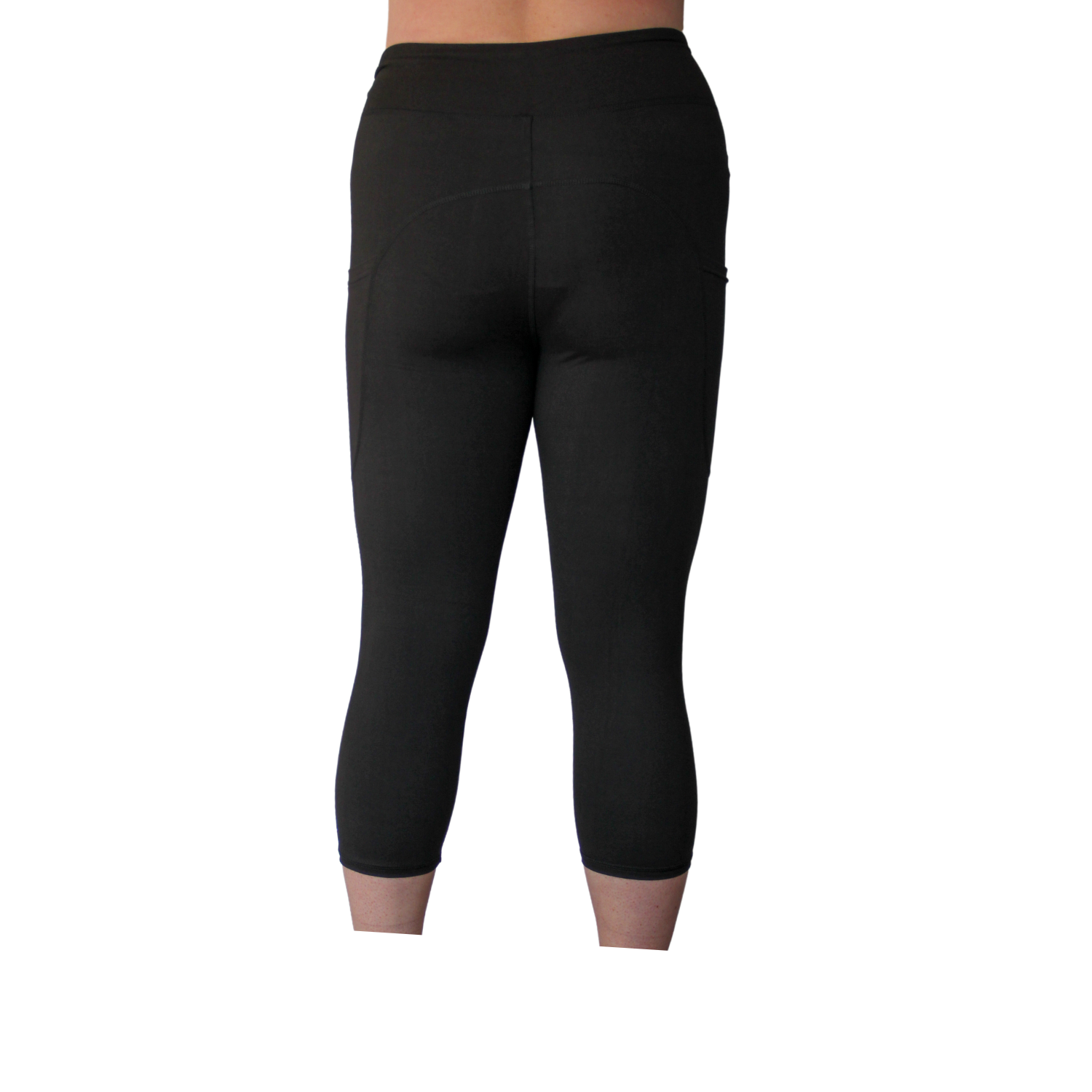 Funky Fit SCULPT Yoga Capri Leggings- Black