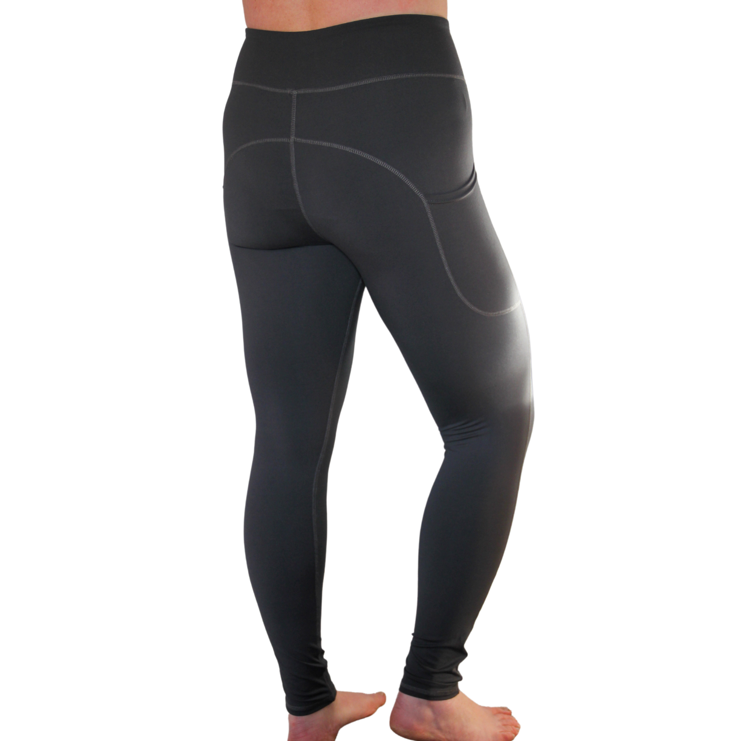 Funky Fit SCULPT Yoga Leggings- Charcoal Grey