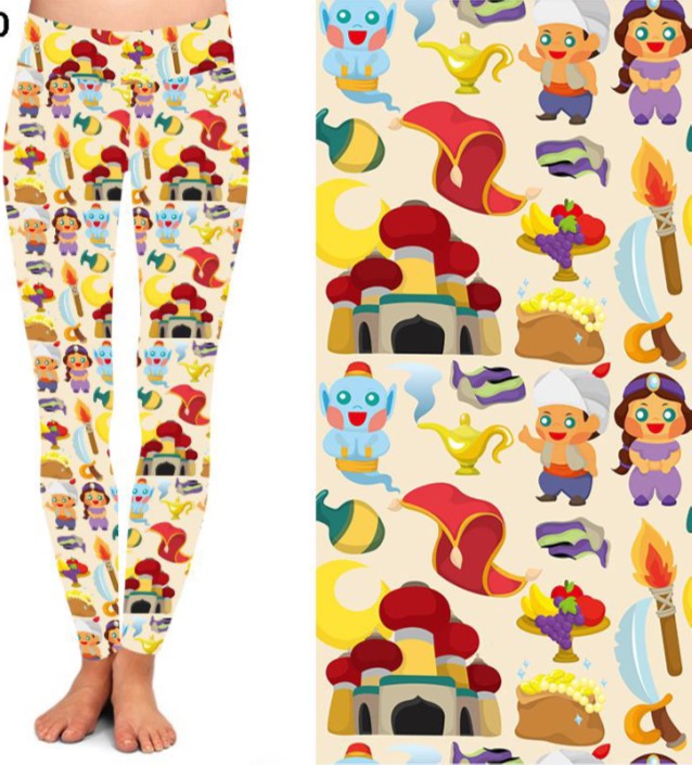 Funky Fit 24/7 Leggings – Magic Lamp