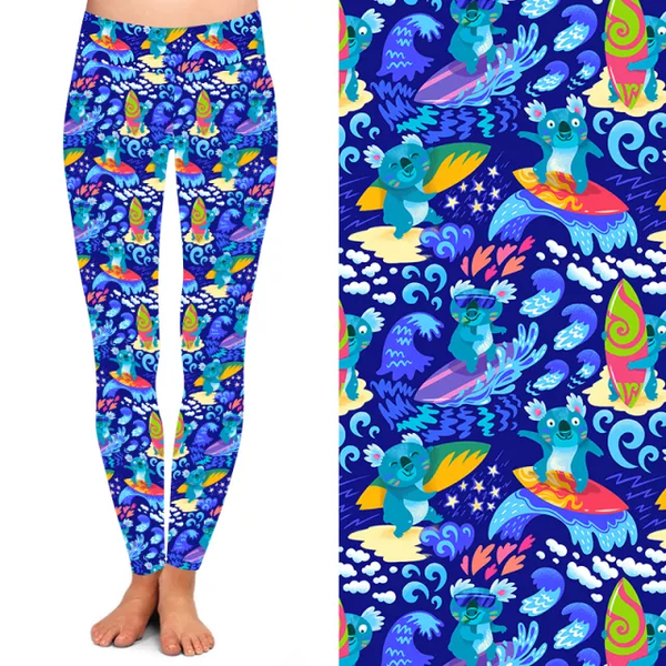 Funky Fit 24/7 Leggings – Surfs Up