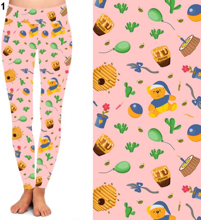 Funky Fit 24/7 Leggings – Honey Bear