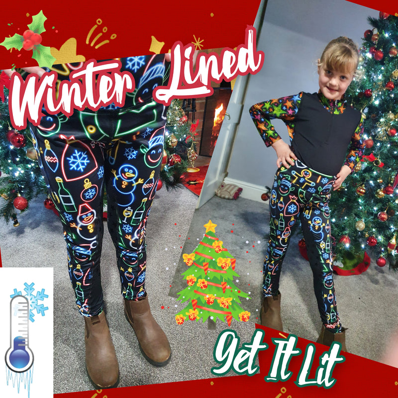 Light Me Up Jodhpurs (Adult & Kids) Winter Lined