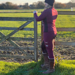 Funky Fit All Season Jodhpur's Plum