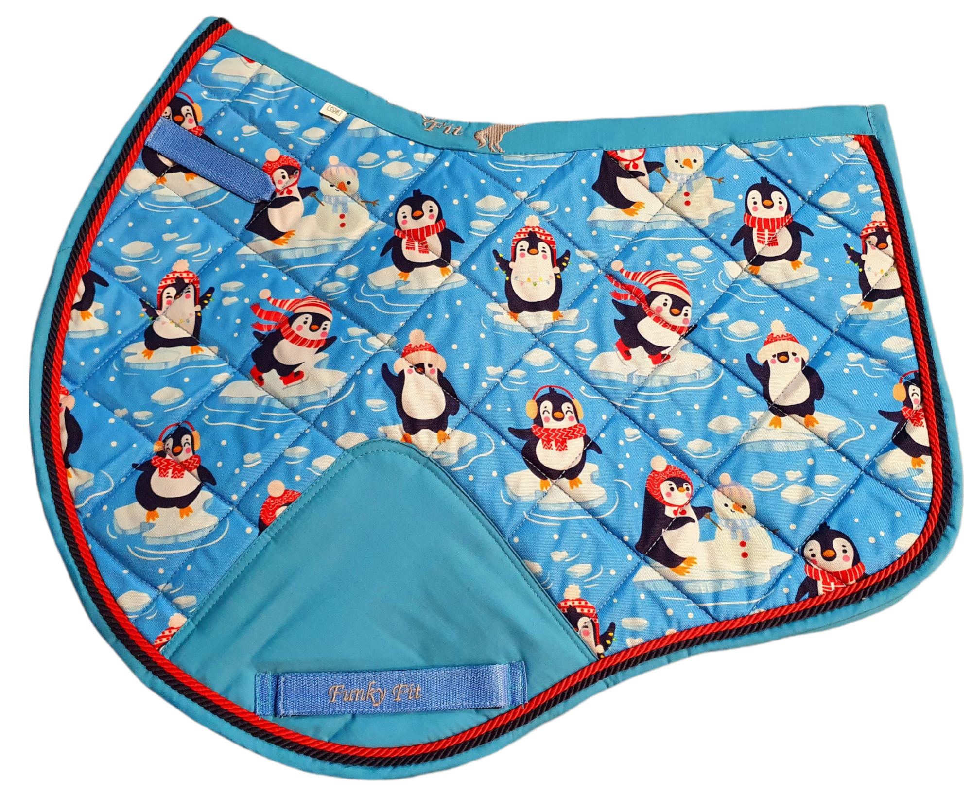 Playful Penguins Close Contact Saddle Pads