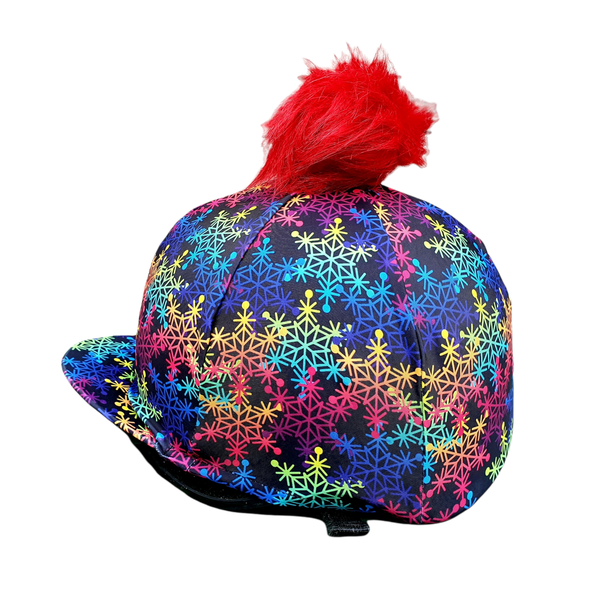 Rainbow Snowflakes Hat Silk