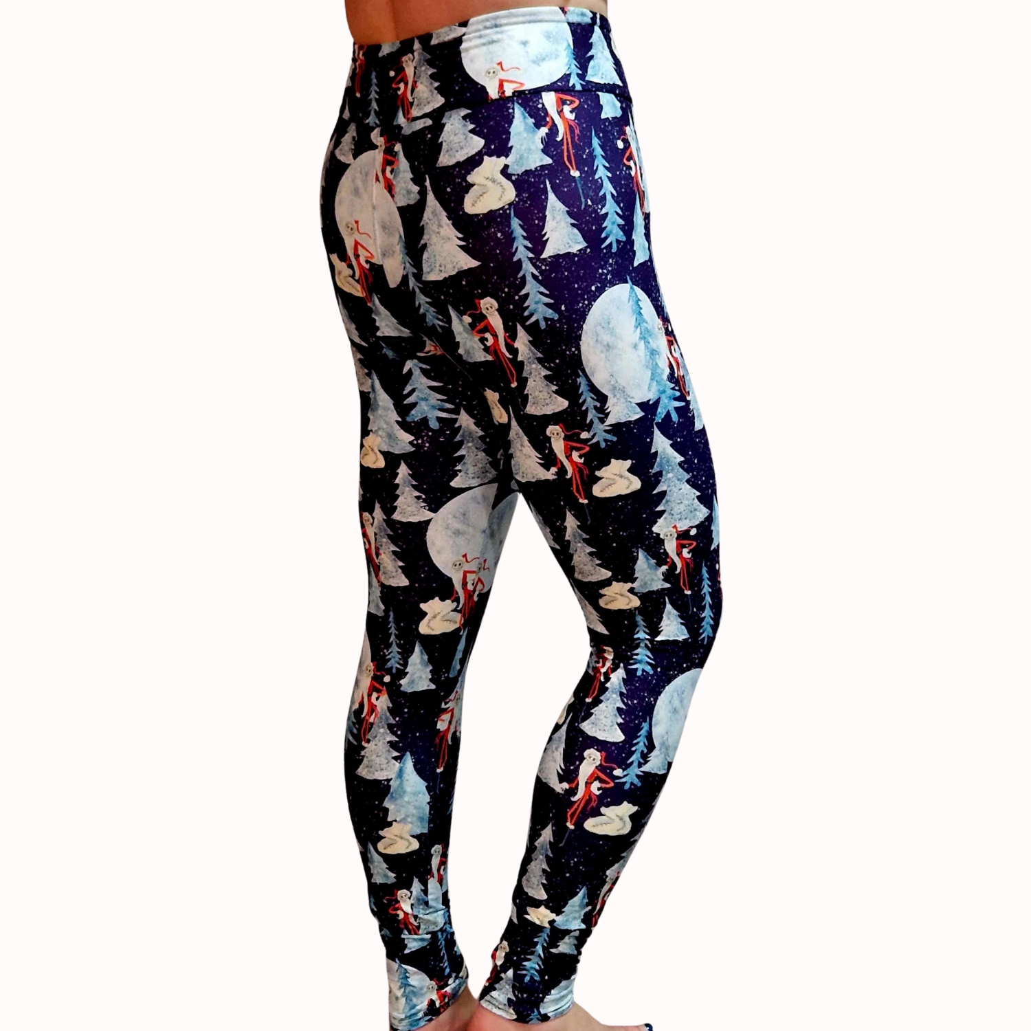 Funky Fit Yoga Leggings - Nightmare Santa