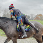 Funky Fit Rainbow Zebra Jodhpurs