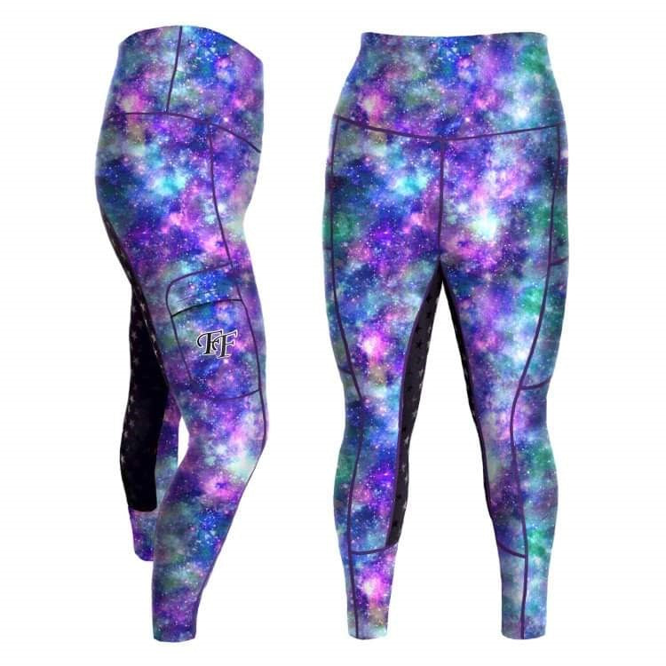 Funky Fit Equestrian - Galactic Explosion jodhpurs